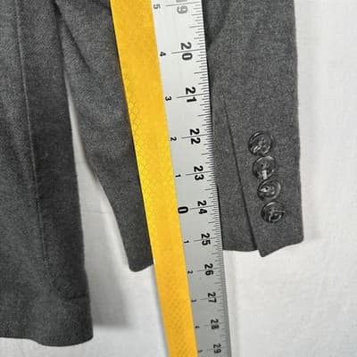 NEW J Crew Blazer Mens 42 Gray Thompson Sport Coat Jacket Cotton Style J4299 - Thumbnail 6