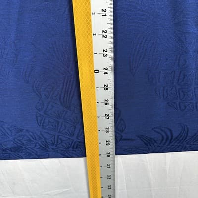 Tori Richard Polo Shirt Mens XL Pineapple Jacquard Performance Golf Navy Sheer - Thumbnail 9