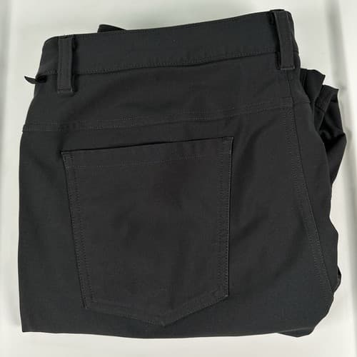 Lululemon ABC Classic Pants Men 34 29 Black Performance Golf Warpstreme LM5426S - Thumbnail 2