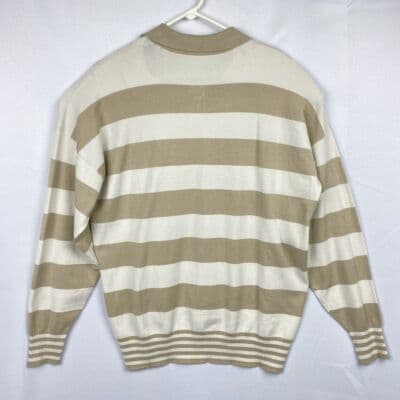 NEW Mary Lawless Lee x Splendid Womens Rugby Shirt Medium Top Long Sleeve Brown - Thumbnail 2