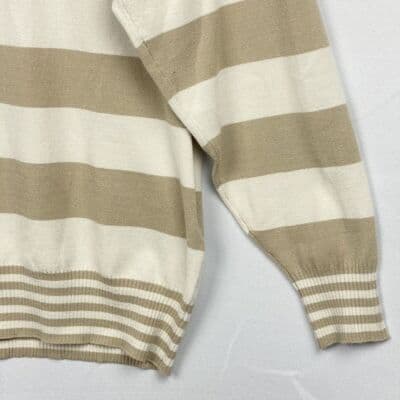 NEW Mary Lawless Lee x Splendid Womens Rugby Shirt Medium Top Long Sleeve Brown - Thumbnail 4