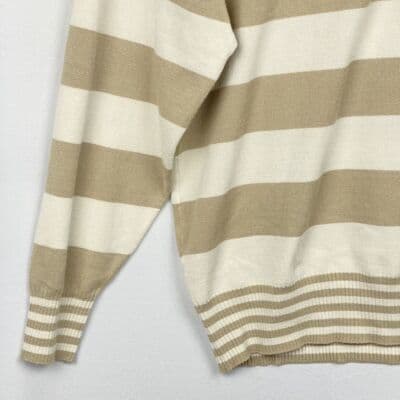 NEW Mary Lawless Lee x Splendid Womens Rugby Shirt Medium Top Long Sleeve Brown - Thumbnail 5