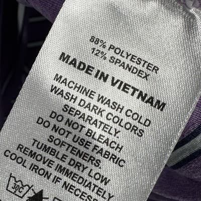 Footjoy Golf Polo Shirt Mens Medium Purple Striped Philadelphia Cricket Club FJ - Thumbnail 7