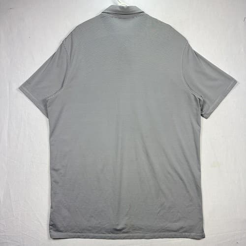 Greyson Golf Polo Shirt Mens 2XL Gray Striped Lightweight Performance - Thumbnail 3