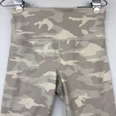 Athleta Elation Leggings Womens Small Petite SP Gray Camo 7/8 Tight Pants - Thumbnail 4