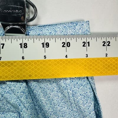 NEW Peter Millar Shorts 2XL Swim Trunks Crown Crafted Blue Geometric Miura Wave - Thumbnail 8