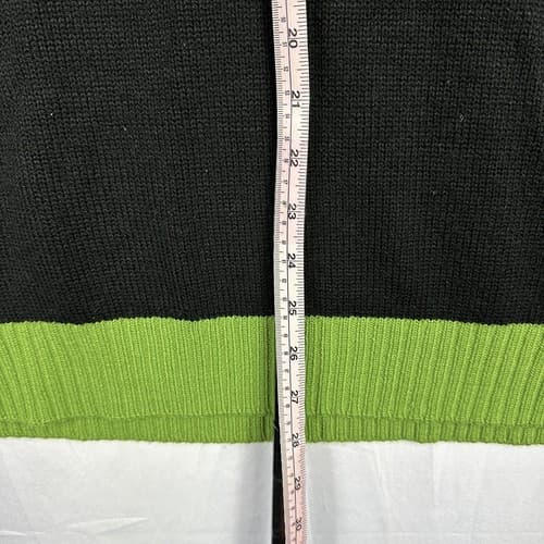 Rick & Morty Ugly Christmas Sweater Mens XL Red Green Argyle Crewneck Adult Swim - Thumbnail 10