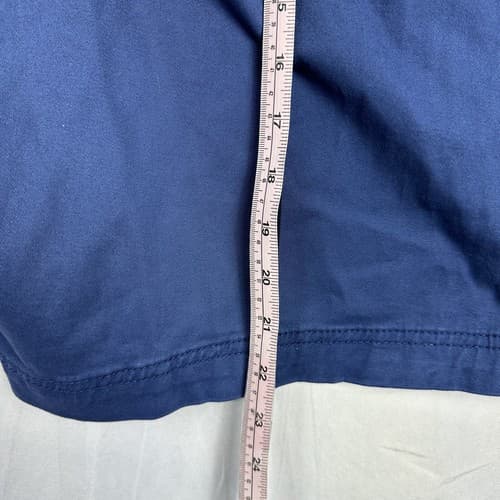 NEW St. Johns Bay Comfort Stretch Chino Shorts Mens 50 Big Blue 10” Inseam $50 - Thumbnail 14