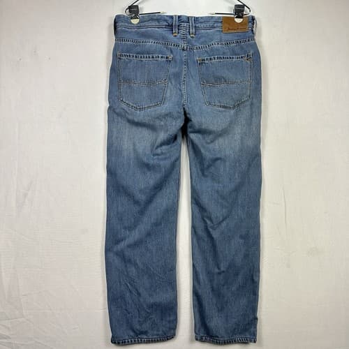 TOMMY BAHAMA Denim Blue Jeans Mens 32 x 28 Hemmed Standard Fit (tag:32x32) - Thumbnail 3