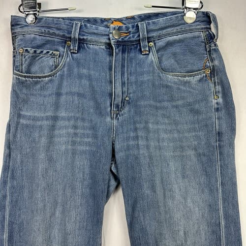 TOMMY BAHAMA Denim Blue Jeans Mens 32 x 28 Hemmed Standard Fit (tag:32x32) - Thumbnail 5