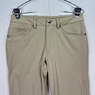 Lululemon ABC Slim Fit Pants Mens 28 X 30 Brown Stretch 5-Pocket Performance - Thumbnail 4