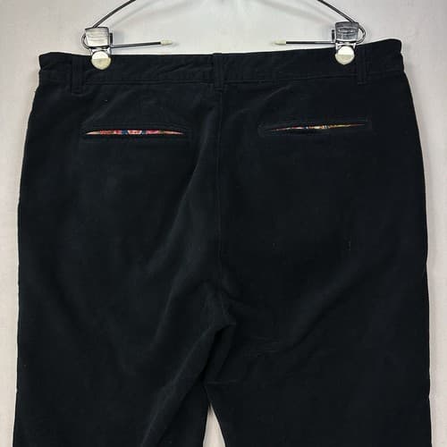Betabrand Mens 40x32 Black Corduroy Cords Chino Pants Straight Leg Made USA EUC - Thumbnail 10