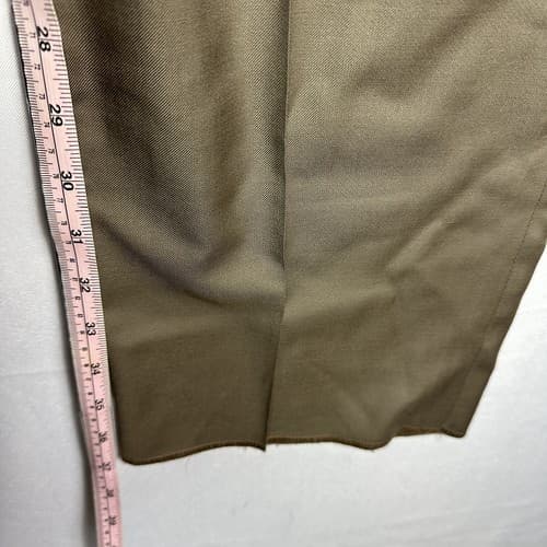 Vigano 1959 Dress Pants Mens 40 Brown Pleated Unhemmed Made Italy NWOT - Thumbnail 13