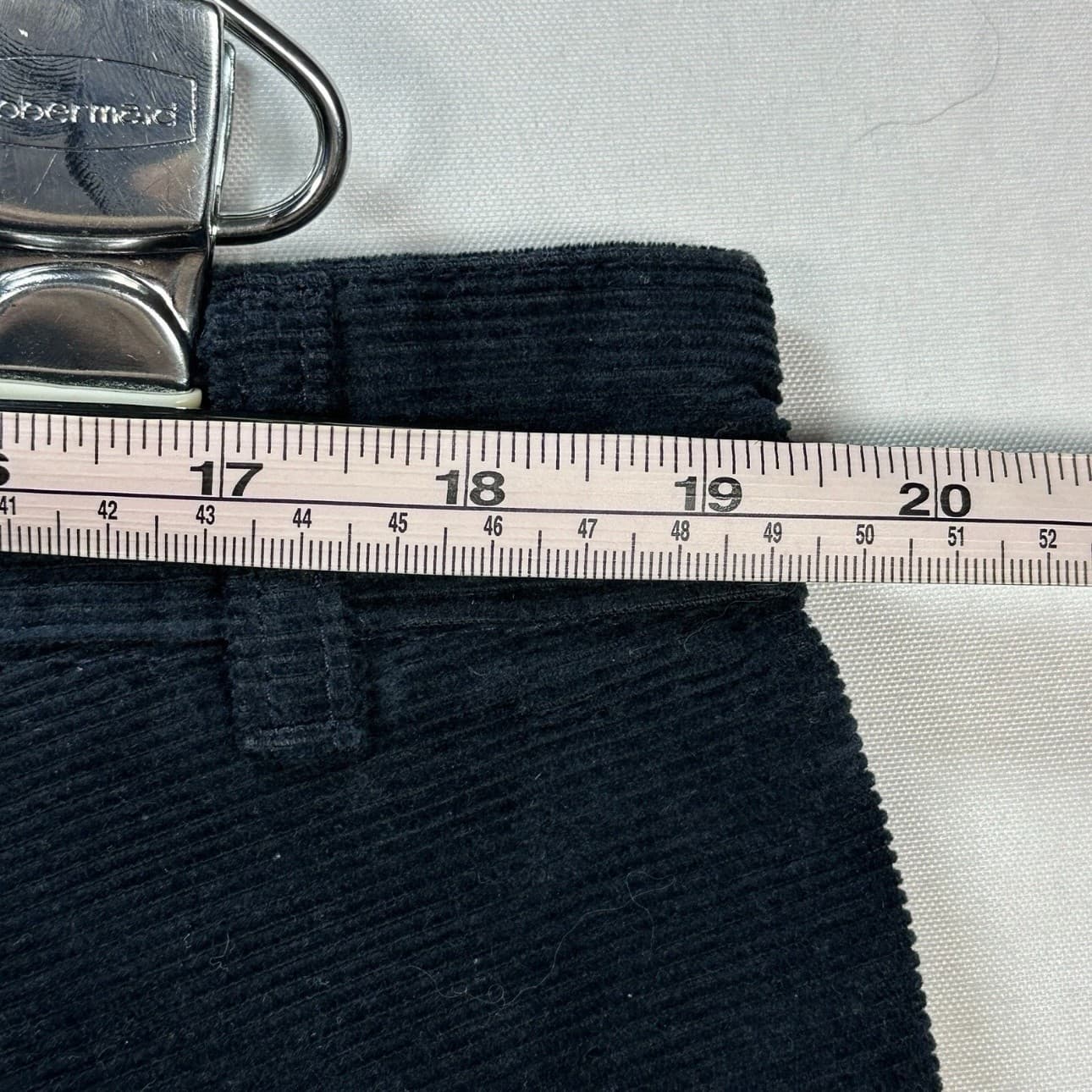 Betabrand Mens 40x32 Black Corduroy Cords Chino Pants Straight Leg Made USA EUC - Thumbnail 11