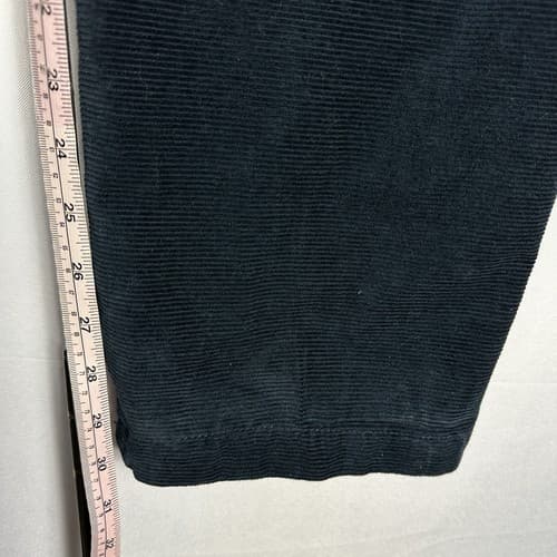 Betabrand Mens 40x32 Black Corduroy Cords Chino Pants Straight Leg Made USA EUC - Thumbnail 12