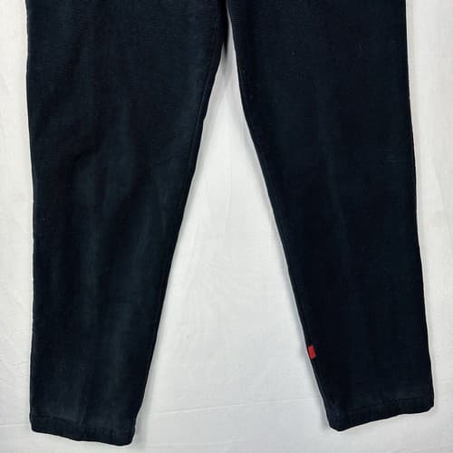 Betabrand Mens 40x32 Black Corduroy Cords Chino Pants Straight Leg Made USA EUC - Thumbnail 4