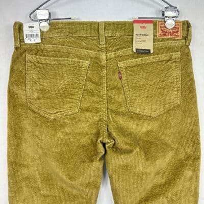 NEW Levis Strauss Womens Boyfriend Corduroy Pants 34 x 30 Brown $69.50 - Thumbnail 2