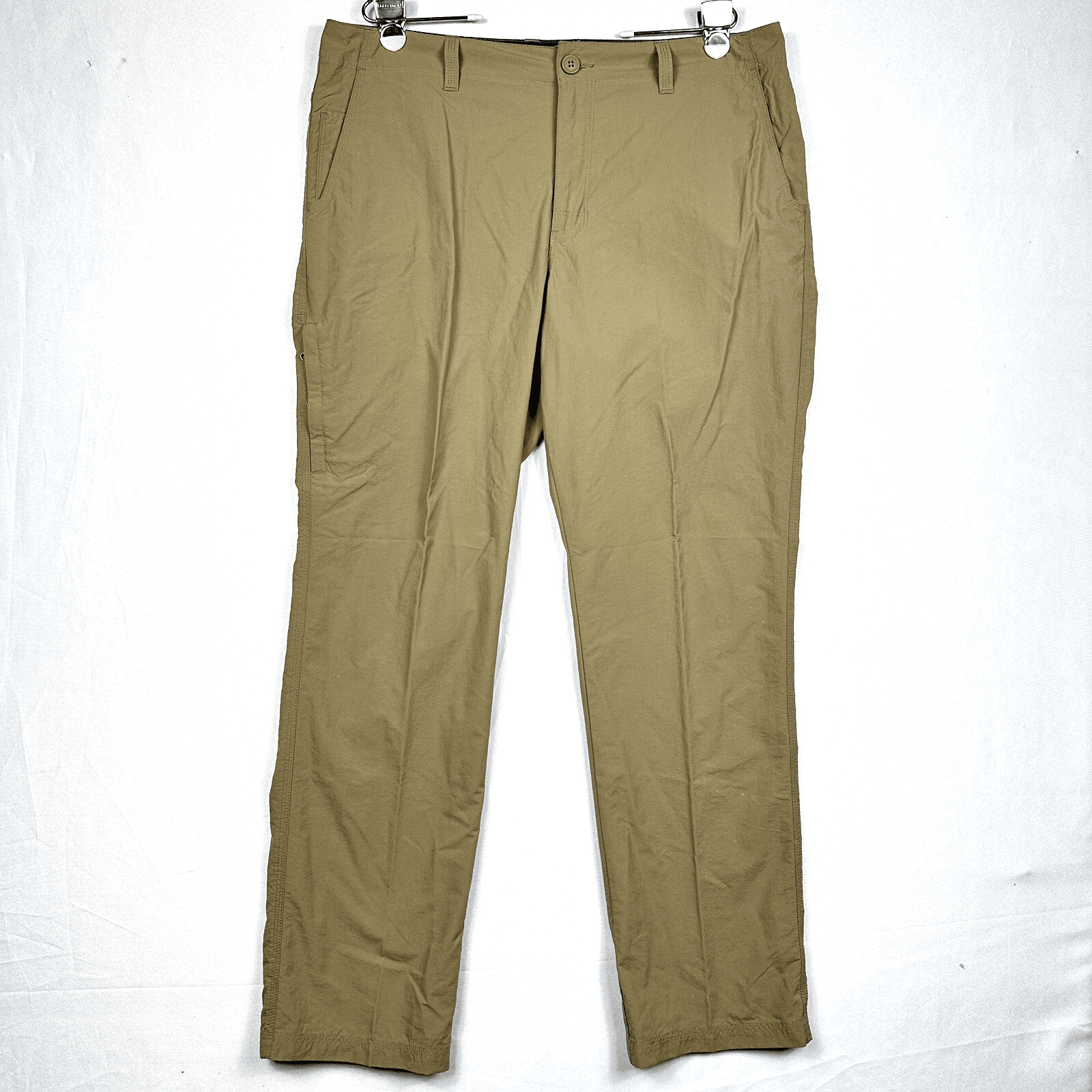 Mountain Hardwear Pants Mens 36 x 32 Beige Outdoors Hiking 100% Nylon - Image 1
