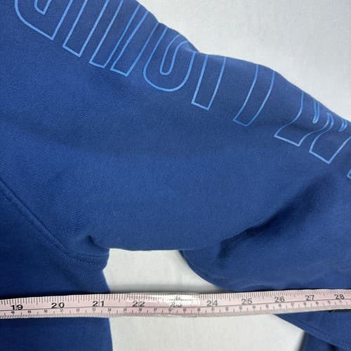 Team Liquid X Naruto 20Y Mens Medium Blue Frayed Pullover Friendship Hoodie NWT - Thumbnail 11