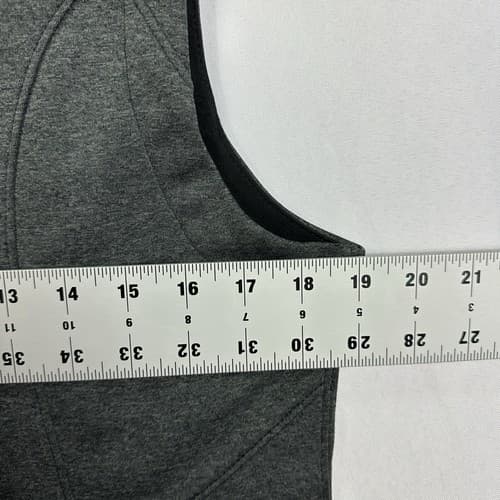 NEW The North Face Womens Medium Ridgewall Soft Shell Vest Gray Full Zip Logo - Thumbnail 13