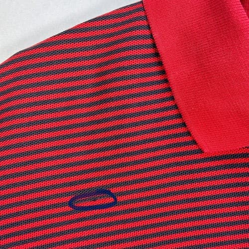 Brooks Brothers St Andrews Golf Polo Mens XL Shirt Red Blue Striped Short Sleeve - Thumbnail 11