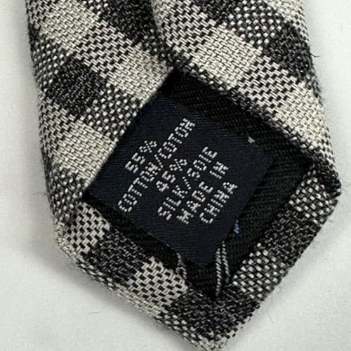 NEW TED BAKER Silk Blend Tie Mens Skinny Gray Gingham Plaid Necktie $95 - Thumbnail 7