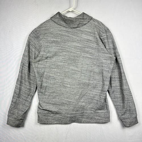 Marine Layer Mens Medium Sweater Pullover Shawl Collar Grey Terry Cloth - Thumbnail 2