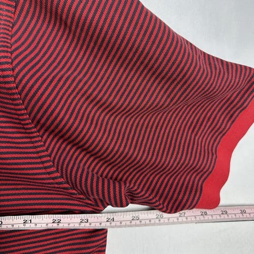 Brooks Brothers St Andrews Golf Polo Mens XL Shirt Red Blue Striped Short Sleeve - Thumbnail 9