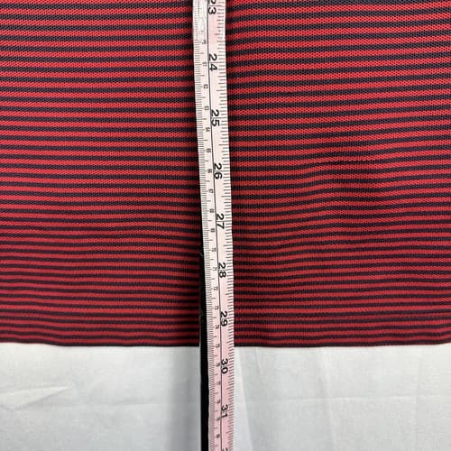 Brooks Brothers St Andrews Golf Polo Mens XL Shirt Red Blue Striped Short Sleeve - Thumbnail 10