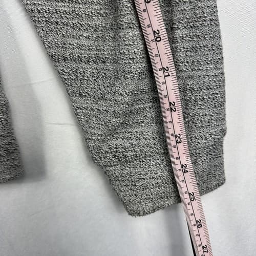 Marine Layer Mens Medium Sweater Pullover Shawl Collar Grey Terry Cloth - Thumbnail 10