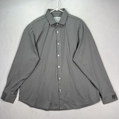 Mizzen Main Shirt Mens 2XL Spinnaker Collection Check Plaid Stretch Performance - Thumbnail 2