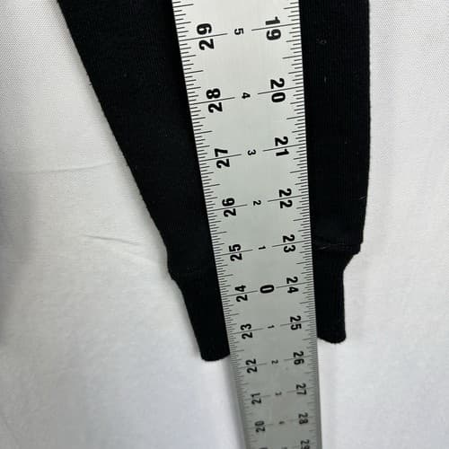 Original Fables Hoodie Mens Small Black Full Zip Psychedelic Waves OGF EUC - Thumbnail 11