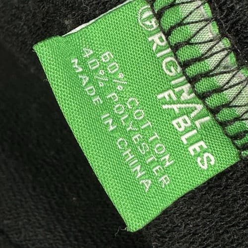 Original Fables Hoodie Mens Small Black Full Zip Psychedelic Waves OGF EUC - Thumbnail 7