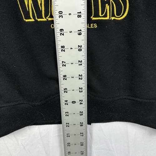 Original Fables Hoodie Mens Small Black Full Zip Psychedelic Waves OGF EUC - Thumbnail 12