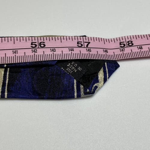 Vtg Guess Georges Marciano Silk Mens Tie Multicolor Geometric Necktie Cars Boats - Thumbnail 9