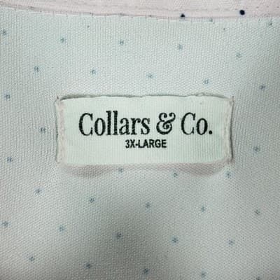 Collars & Co Polo Shirt Mens 3XL Pink Polka Dot Short Sleeve Performance Golf - Thumbnail 6