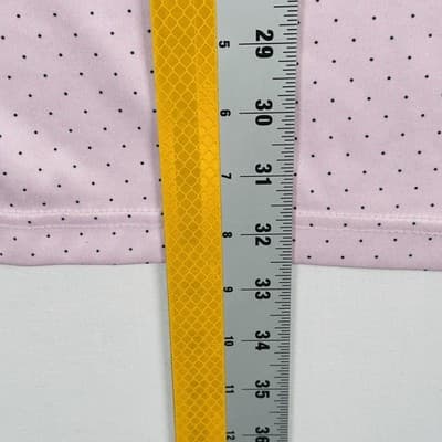 Collars & Co Polo Shirt Mens 3XL Pink Polka Dot Short Sleeve Performance Golf - Thumbnail 7