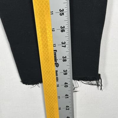 Paige Jeans Womens 31 x 28 Black Hoxton Ankle High Rise Skinny Raw Hem Stretch - Thumbnail 9