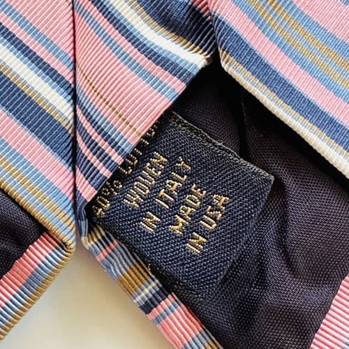 Brooks Brothers Makers 100% Silk Mens Tie Multicolor Rainbow Stripes 3.75 x 58.5 - Thumbnail 7
