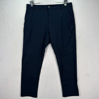 Lululemon Commission Pants Mens 34 x 27 Classic Navy Golf Stretch Performance - Thumbnail 2