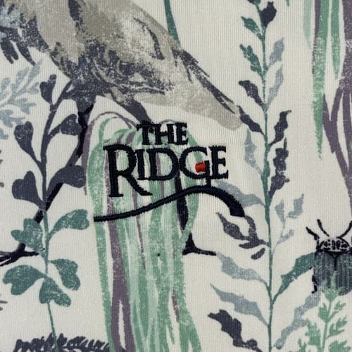 Greyson Bird Song Golf Polo Shirt Mens XL Multicolor Floral Heron Short Sleeve - Thumbnail 6