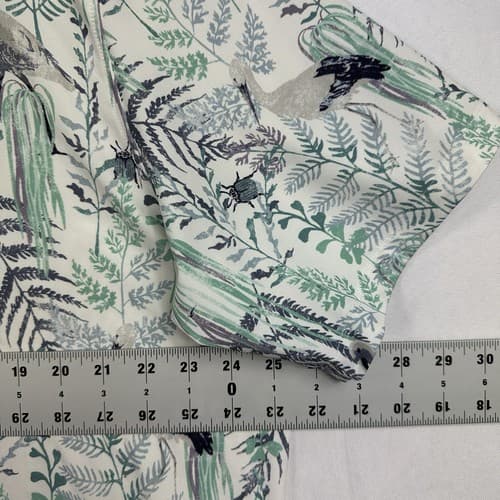 Greyson Bird Song Golf Polo Shirt Mens XL Multicolor Floral Heron Short Sleeve - Thumbnail 9