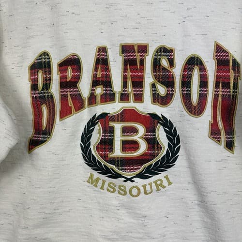 Branson Missouri Sweatshirt Mens XL Sweater All Star American Made USA Vintage - Thumbnail 6