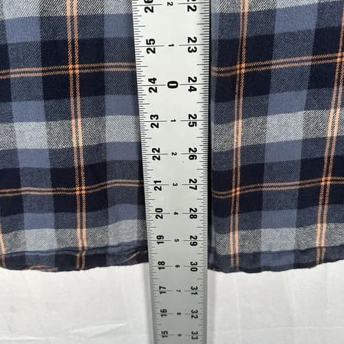 Legendary Whitetails Shirt Mens 2XL Blue Plaid Flannel Long Sleeve Outdoor EUC - Thumbnail 10