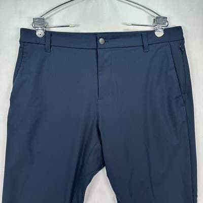 Lululemon Commission Pants Mens 34 x 27 Classic Navy Golf Stretch Performance - Thumbnail 4
