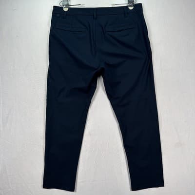 Lululemon Commission Pants Mens 34 x 27 Classic Navy Golf Stretch Performance - Thumbnail 3