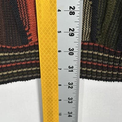 Vintage Protege Collection Sweater Mens XLT Multicolor 3D Knit Coogi Style 90s - Thumbnail 7