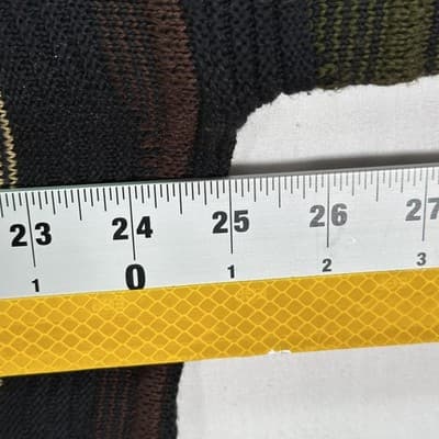 Vintage Protege Collection Sweater Mens XLT Multicolor 3D Knit Coogi Style 90s - Thumbnail 8