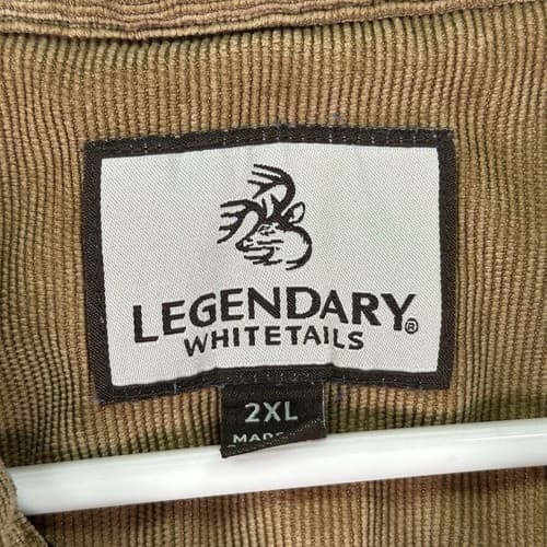 Legendary Whitetails Shirt Mens 2XL Blue Plaid Flannel Long Sleeve Outdoor EUC - Thumbnail 6