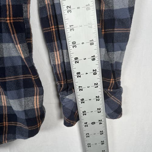 Legendary Whitetails Shirt Mens 2XL Blue Plaid Flannel Long Sleeve Outdoor EUC - Thumbnail 9